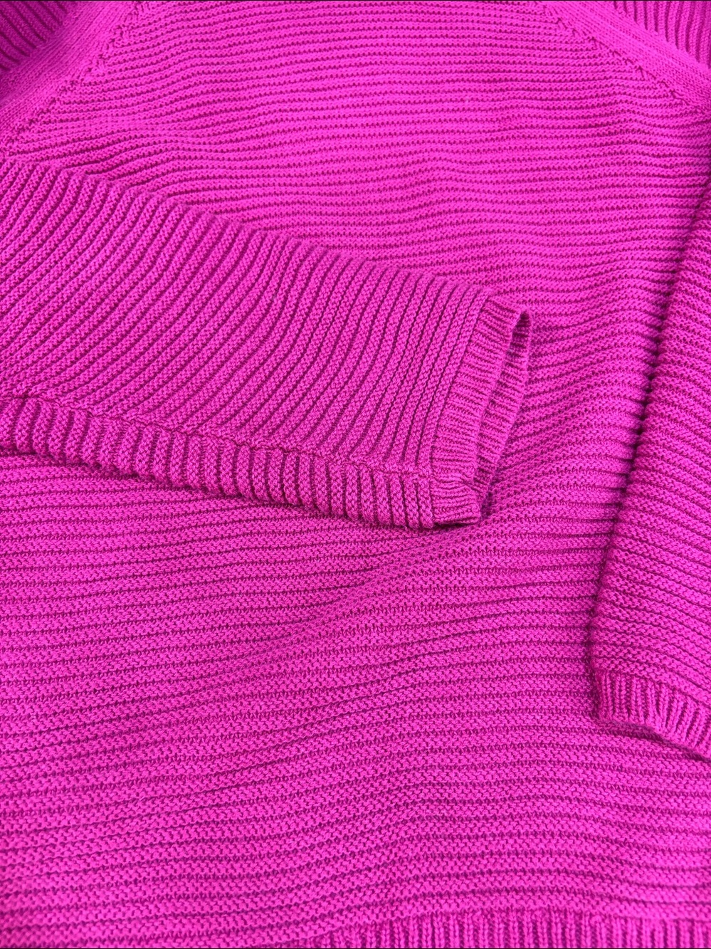 Kenneth Cole Raspberry cotton sweater - Picture 4 of 6